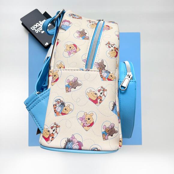 Loungefly Disney Winnie the Pooh Hugs Mini Backpack Tigger Eeyore Piglet - Picture 3 of 11